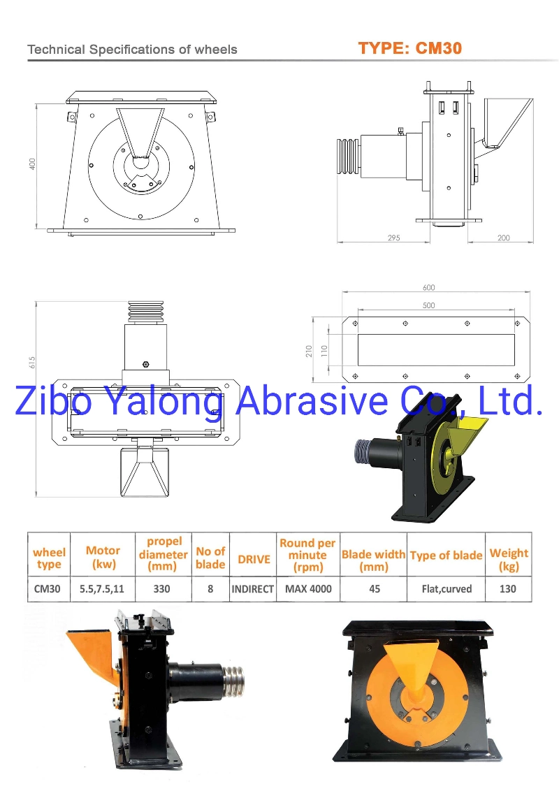 Spare Parts of Shot Blasting Machine for Sinto/Disa-GF-Wheelabrator/Pangborn/Alju/Banfi/Omsg/Tosca