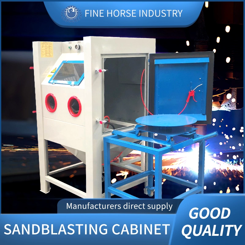 Recycling Sand Blasting Booth / Dust Removal Sandblasting Room/Shot Blating Cabinet