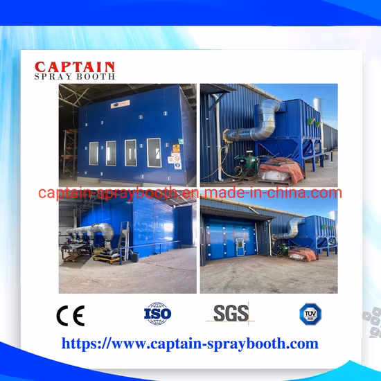 Automatic Sand Blasting Booth / Dust Recycling Removal Sandblasting Room