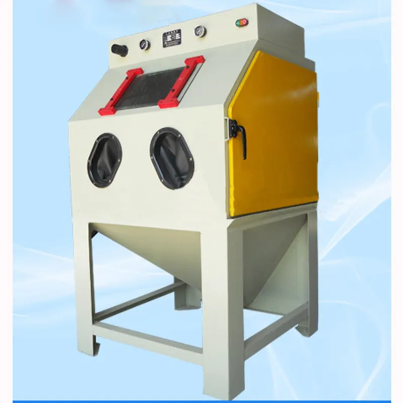 Dry Sand Blasting Cabinet with Manual Gun