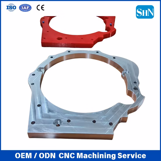 High Precision Custom Red Sand Blasting Anodizing Aluminum Part Robot CNC Milling Router CNC Spare Parts